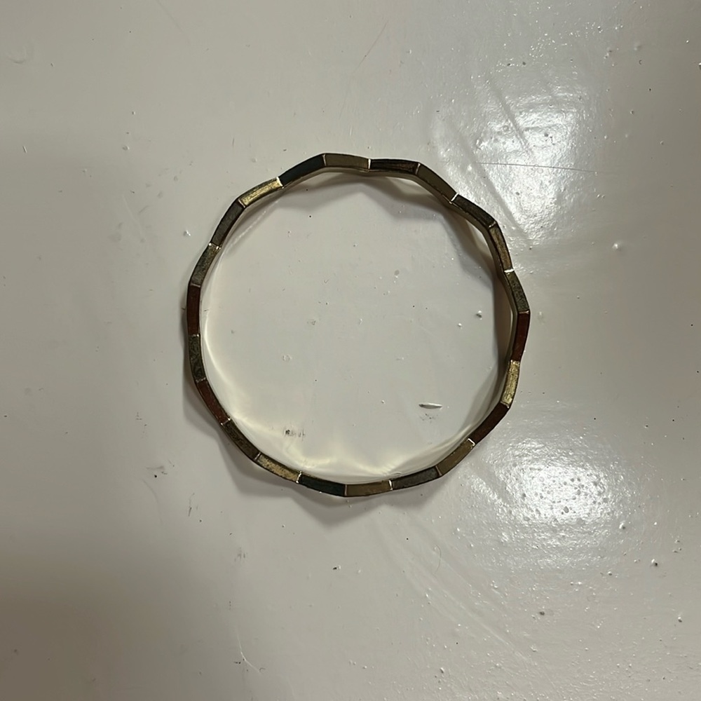 No gems are missing gold and gem bracelet